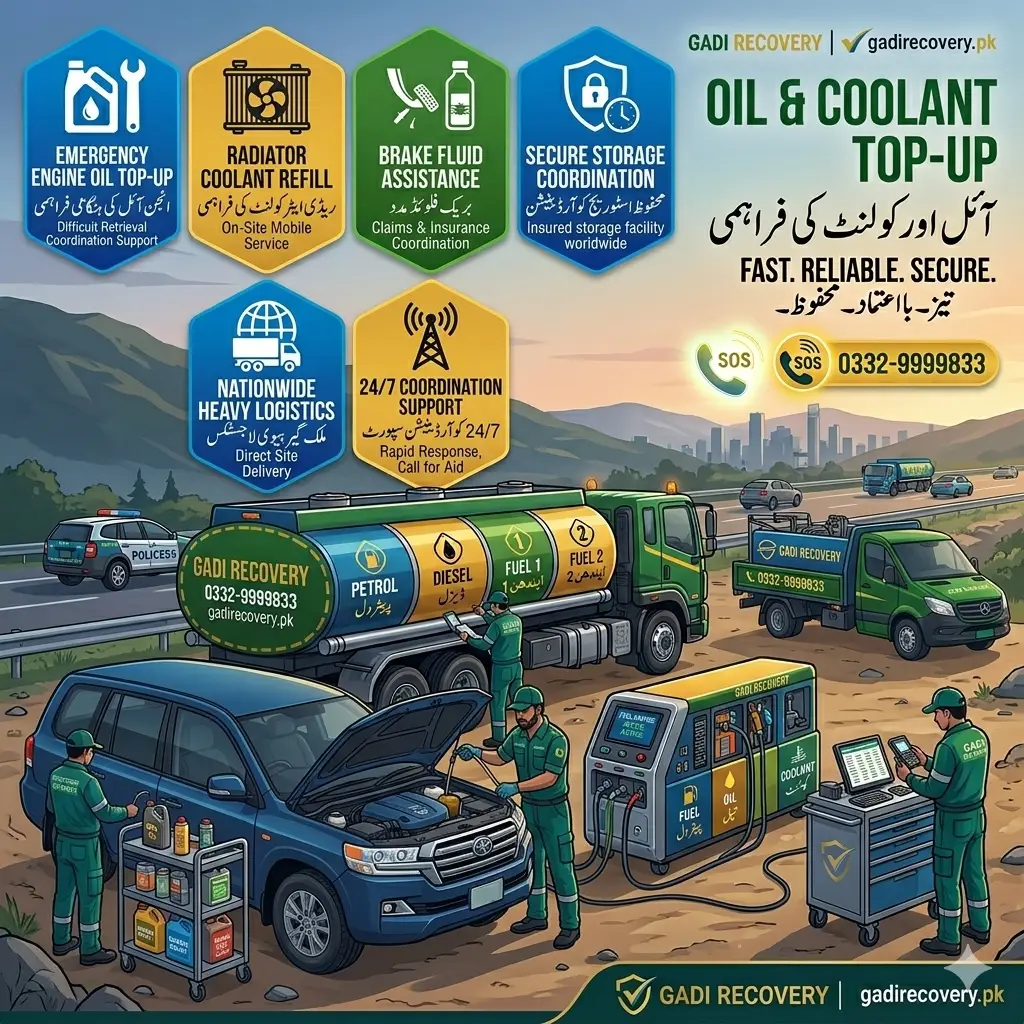 Oil Coolant Top up